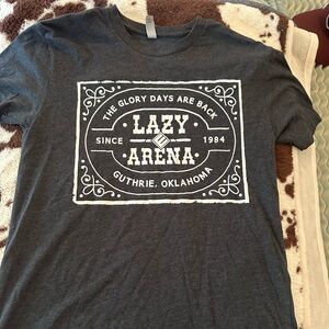 Gray Lazy E Arena Graphic T-Shirt